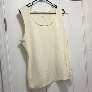 Charter Club Chic Women's Cream Tank Top